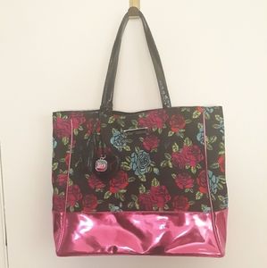 Betsey Johnson Floral Tote Bag